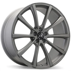 Braelin – BR09 – Gunmetal – 22″x10″ 35mm – All weather Wheels – BR09-2200-65GT+35E601